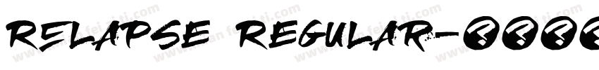 RElapse Regular字体转换